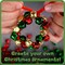 Christmas Crafts - Create Your Own Jingle Bell Wreath Ornaments - Set of 4 - DIY Ornaments for Kids - Christmas Tree Decoration - All Materials Included